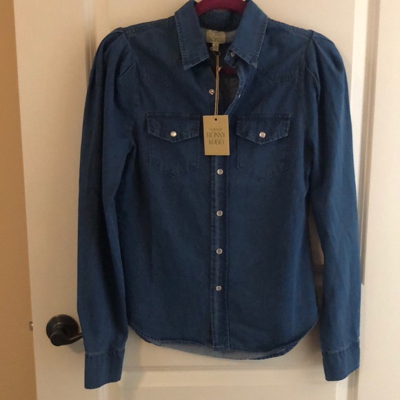 Denim button up shirt - Picture 3 of 8